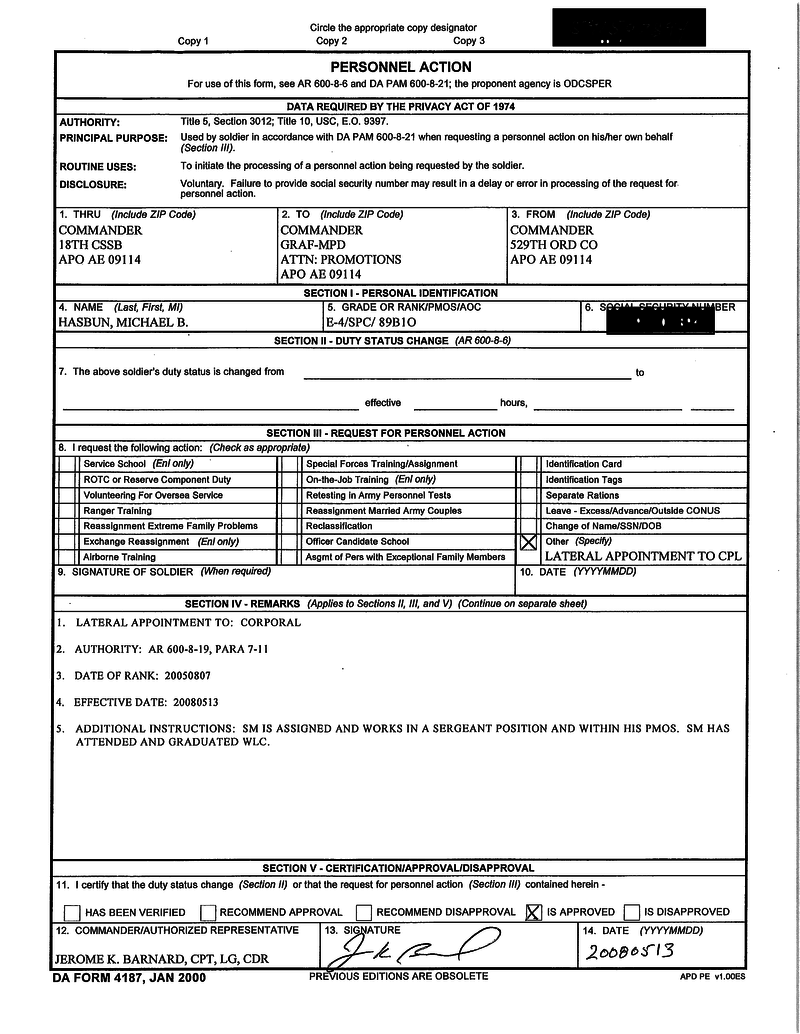 army regulation assignment deferment