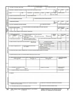 blank dd 214 form